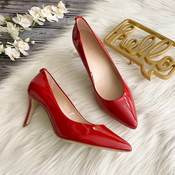 kate spade Shoes - NEW Kate Spade VIDA Red Patent Leather Heels